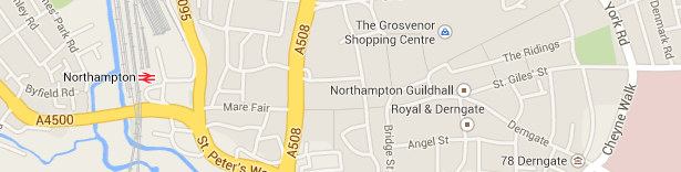 SEO Northampton Map