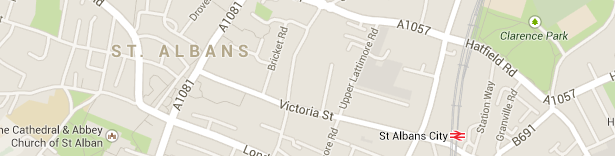 SEO St Albans Map